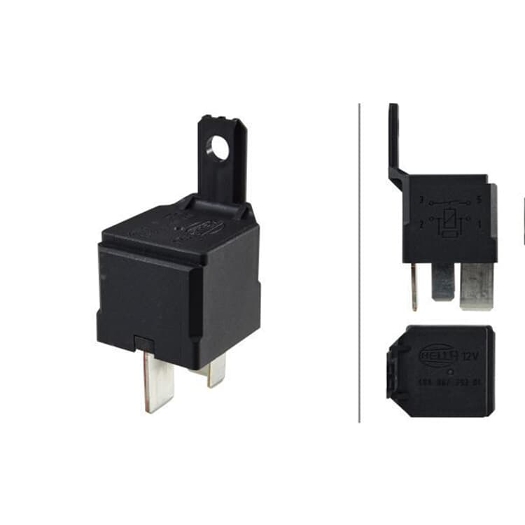 Hella Arbeitsstromrelais 12V 4polig 4RA007793-041 Hella Arbeitsstromrelais 12V 4polig 4RA007793-041 von HELLA
