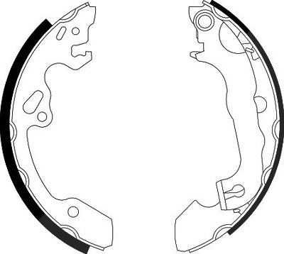 Hella Bremsbackensatz [Hersteller-Nr. 8DB355002-231] für Ford von HELLA