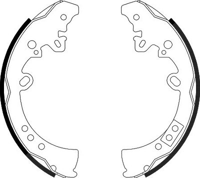 Hella Bremsbackensatz [Hersteller-Nr. 8DB355003-011] für Toyota von HELLA