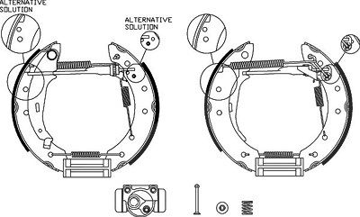 Hella Bremsbackensatz [Hersteller-Nr. 8DB355022-681] für Renault von HELLA