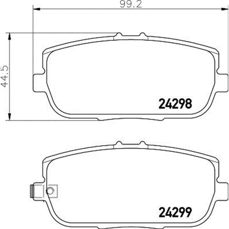 Hella Bremsbel?ge hinten Abarth 124 Fiat 124 Mazda Mx-5 Hella Bremsbel?ge hinten Abarth 124 Fiat 124 Mazda Mx-5 von HELLA