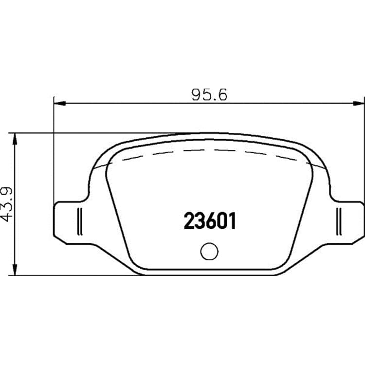 Hella Bremsbel?ge hinten Abarth Citroen Fiat Lada Lancia Hella Bremsbel?ge hinten Abarth Citroen Fiat Lada Lancia von HELLA