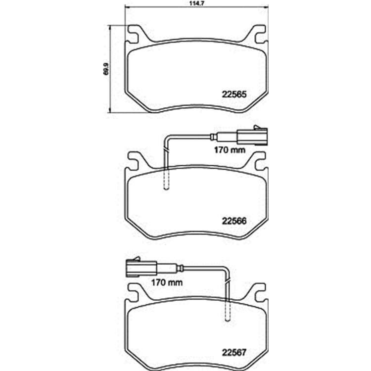 Hella Bremsbel?ge hinten Alfa Romeo Giulia Stelvio Hella Bremsbel?ge hinten Alfa Romeo Giulia Stelvio von HELLA