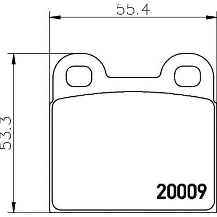 Hella Bremsbel?ge hinten Alfa Romeo Opel Porsche Saab Talbot VW Volvo Hella Bremsbel?ge hinten Alfa Romeo Opel Porsche Saab Talbot VW Volvo von HELLA