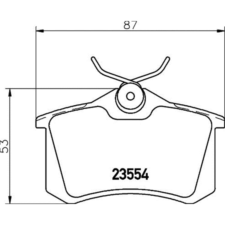 Hella Bremsbel?ge hinten Audi Citroen Fiat Ford Seat Skoda VW von HELLA