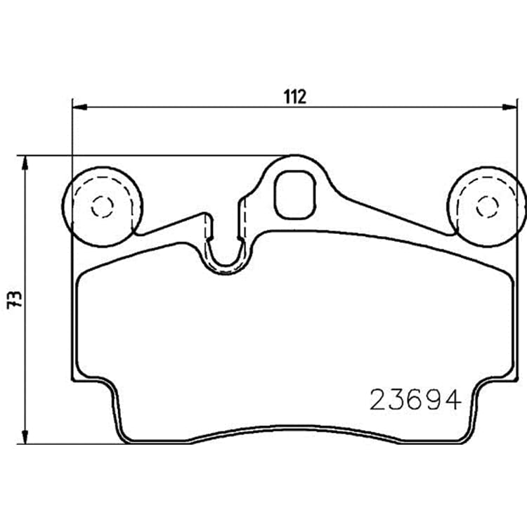 Hella Bremsbel?ge hinten Audi Q7 Porsche Cayenne VW Touareg Hella Bremsbel?ge hinten Audi Q7 Porsche Cayenne VW Touareg von HELLA