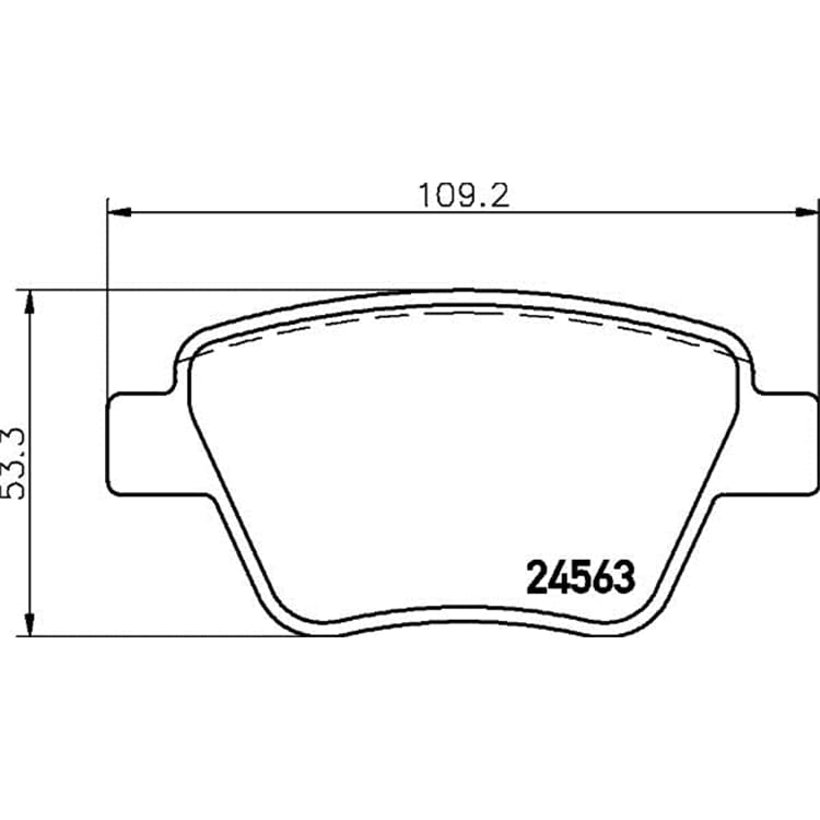Hella Bremsbel?ge hinten Audi Seat Skoda VW Hella Bremsbel?ge hinten Audi Seat Skoda VW von HELLA