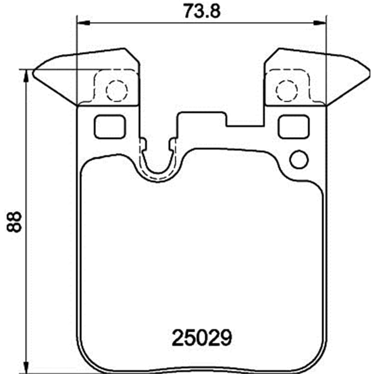 Hella Bremsbel?ge hinten BMW 1er 2er 3er 4er Hella Bremsbel?ge hinten BMW 1er 2er 3er 4er von HELLA