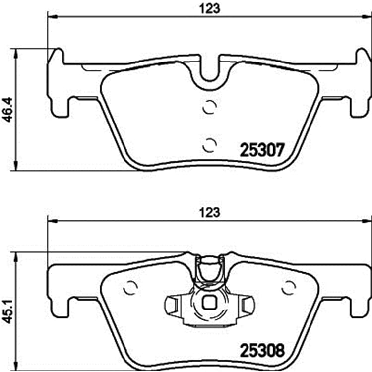 Hella Bremsbel?ge hinten BMW 1er 2er 3er 4er Hella Bremsbel?ge hinten BMW 1er 2er 3er 4er von HELLA