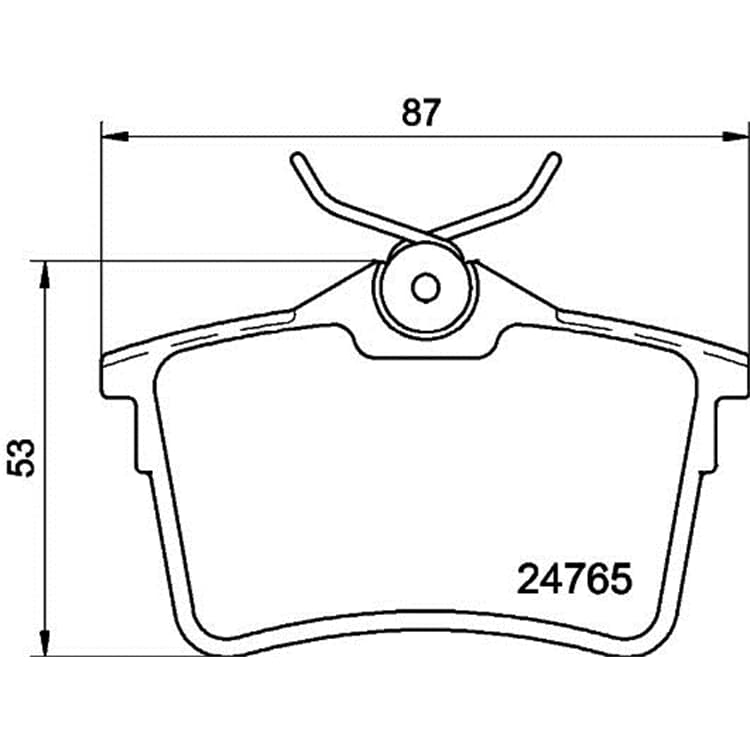 Hella Bremsbel?ge hinten Citroen Berlingo Peugeot 308 Partner Hella Bremsbel?ge hinten Citroen Berlingo Peugeot 308 Partner von HELLA