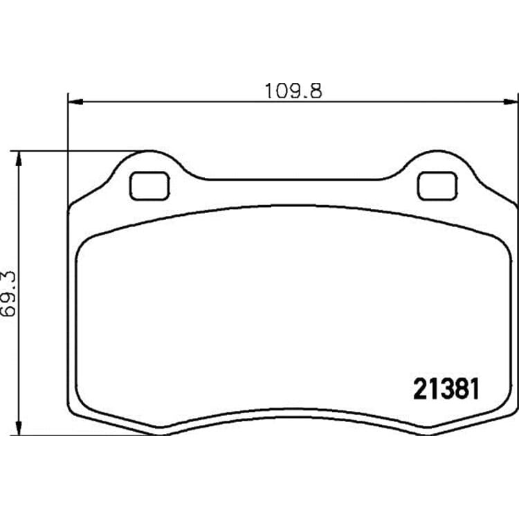 Hella Bremsbel?ge hinten Citroen DS Jaguar Lotus Peugeot Seat Volvo Hella Bremsbel?ge hinten Citroen DS Jaguar Lotus Peugeot Seat Volvo von HELLA