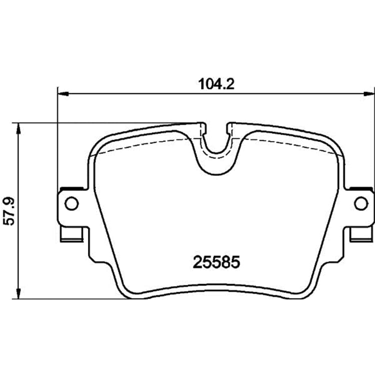 Hella Bremsbel?ge hinten Jaguar F-Type Xj Hella Bremsbel?ge hinten Jaguar F-Type Xj von HELLA