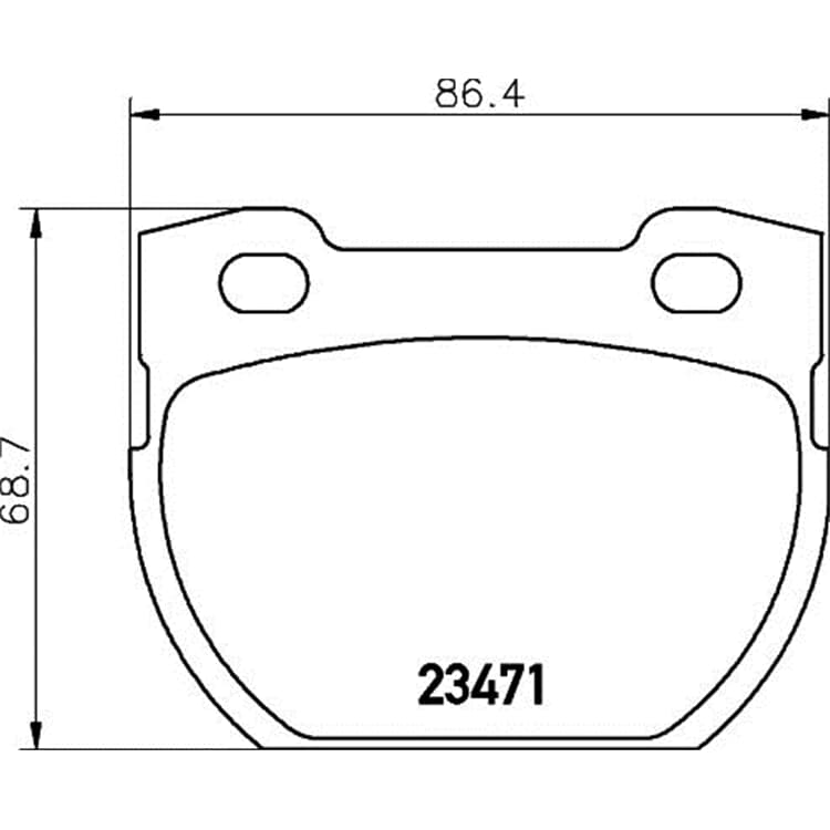 Hella Bremsbel?ge hinten Land Rover Defender von HELLA