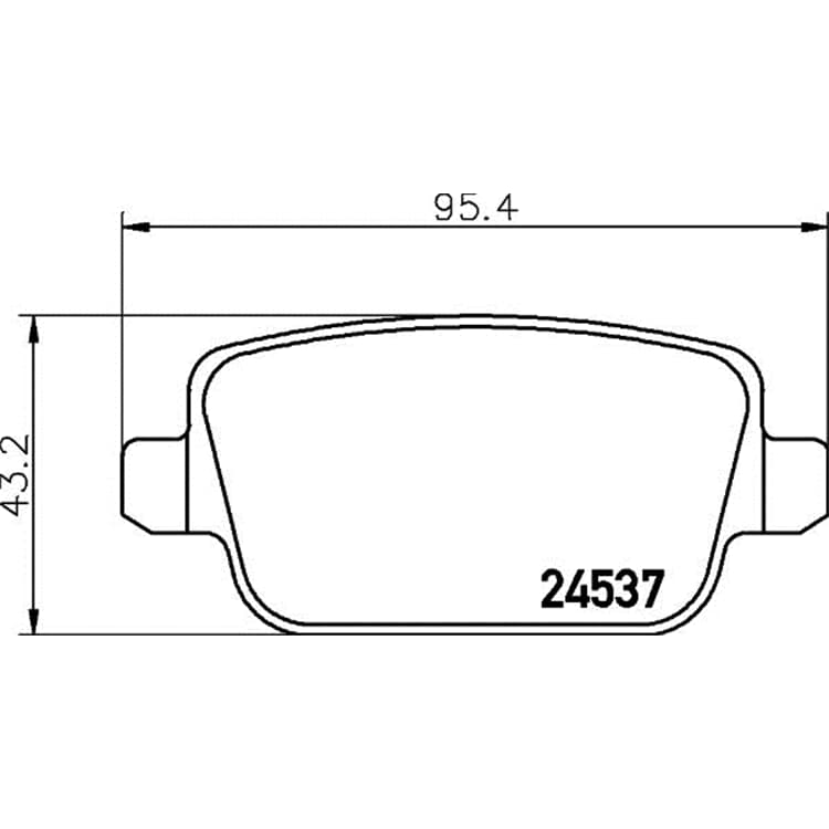 Hella Bremsbel?ge hinten Land Rover Freelander Volvo S80 V70 Xc70 Hella Bremsbel?ge hinten Land Rover Freelander Volvo S80 V70 Xc70 von HELLA