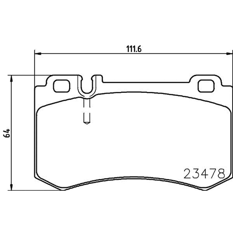 Hella Bremsbel?ge hinten Mercedes Cls E-Klasse S-Klasse Sl Slr Hella Bremsbel?ge hinten Mercedes Cls E-Klasse S-Klasse Sl Slr von HELLA