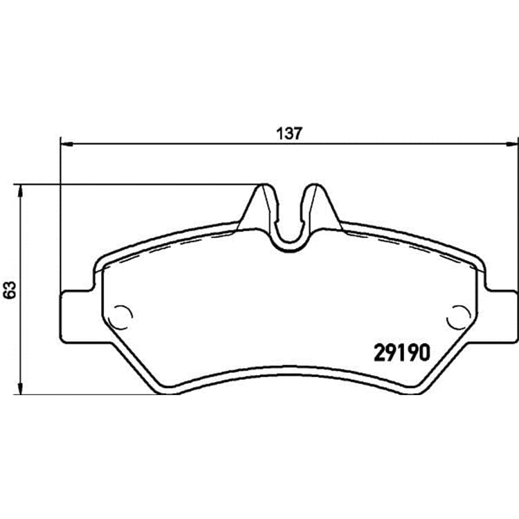 Hella Bremsbel?ge hinten Mercedes Sprinter VW Crafter Hella Bremsbel?ge hinten Mercedes Sprinter VW Crafter von HELLA