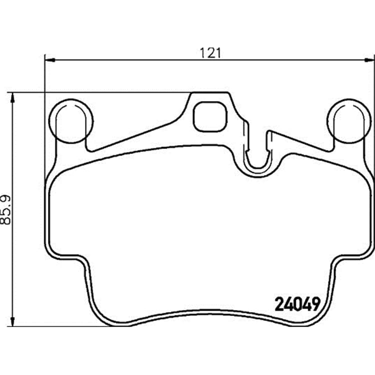 Hella Bremsbel?ge hinten Porsche 911 Boxster Cayman Hella Bremsbel?ge hinten Porsche 911 Boxster Cayman von HELLA