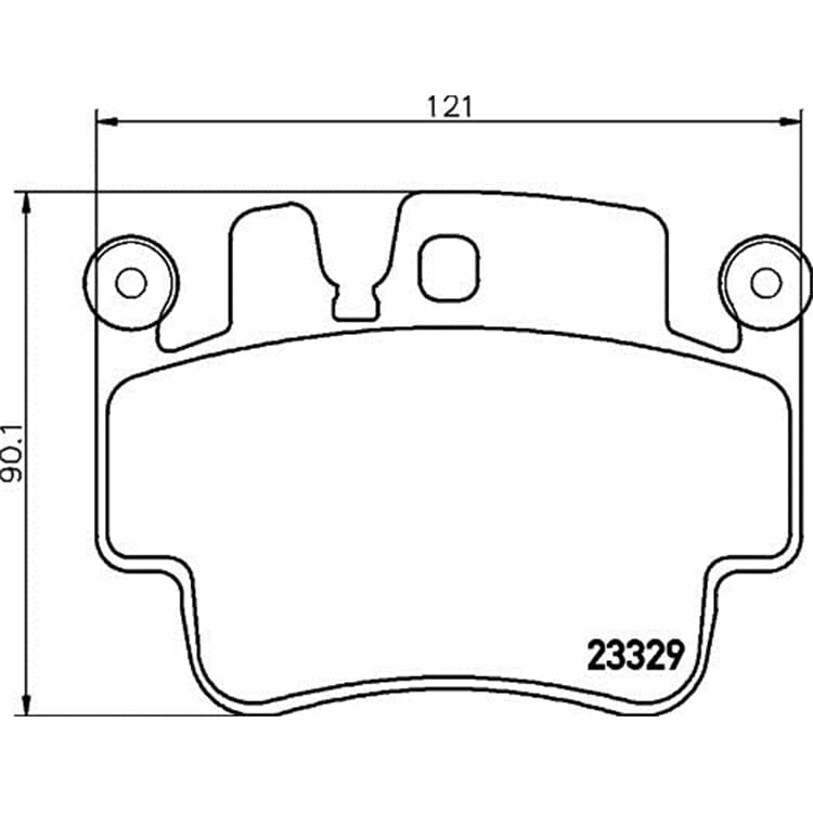 Hella Bremsbel?ge hinten Porsche 911 Boxster Hella Bremsbel?ge hinten Porsche 911 Boxster von HELLA