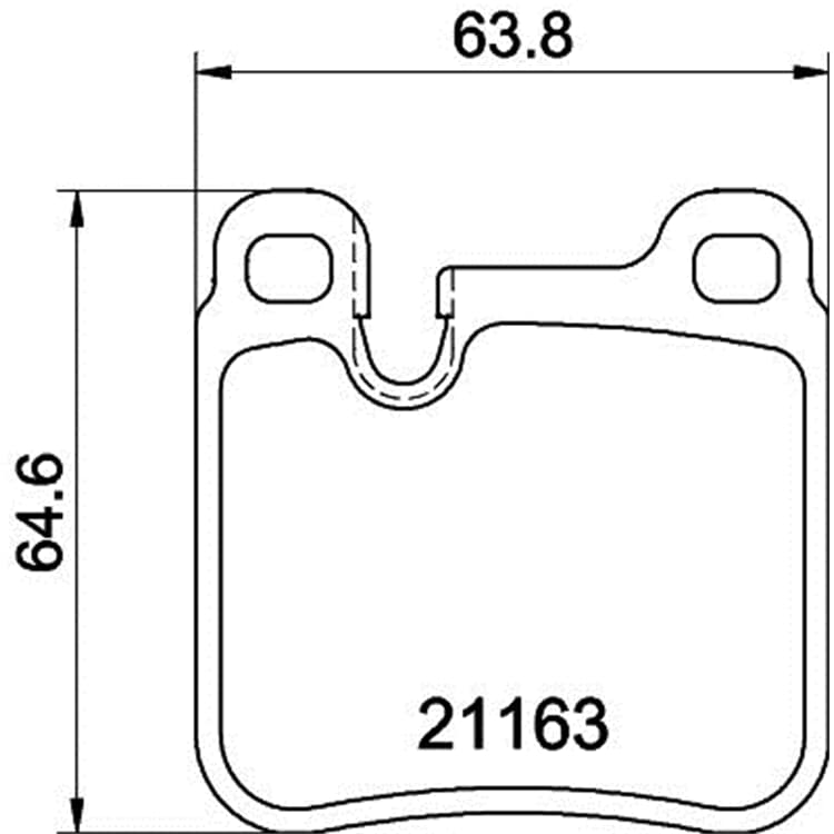 Hella Bremsbel?ge hinten Porsche 911 Hella Bremsbel?ge hinten Porsche 911 von HELLA