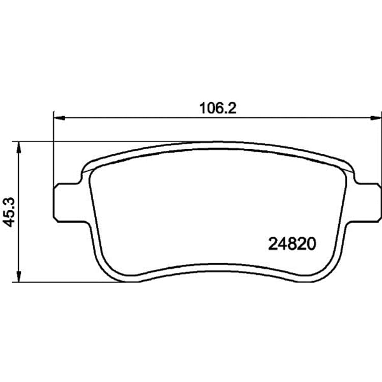 Hella Bremsbel?ge hinten Renault Clio Fluence Grand Megane Sc?nic Zoe Hella Bremsbel?ge hinten Renault Clio Fluence Grand Megane Sc?nic Zoe von HELLA