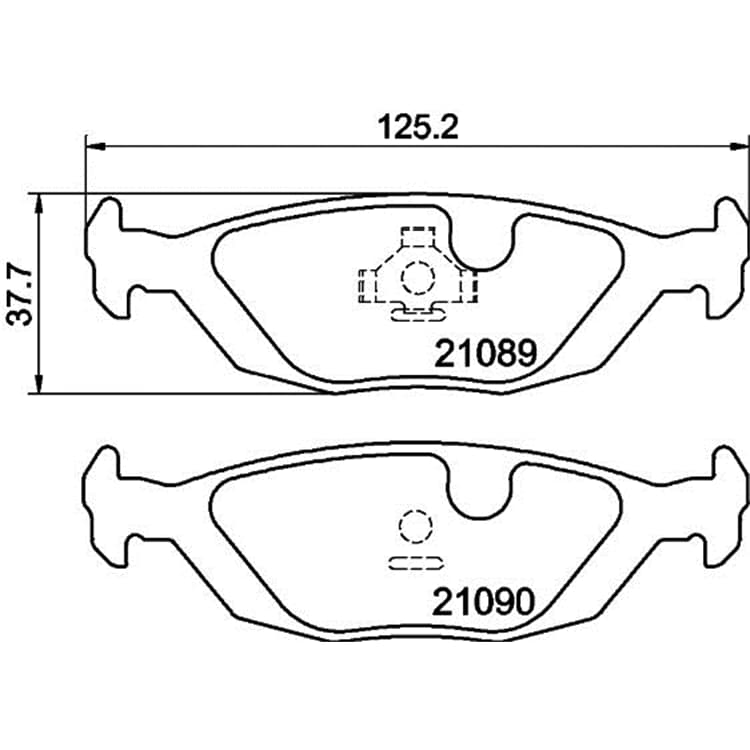 Hella Bremsbel?ge hinten Saab 900 9000 Volvo 440 460 480 Hella Bremsbel?ge hinten Saab 900 9000 Volvo 440 460 480 von HELLA