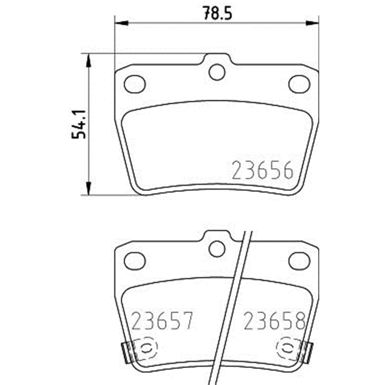 Hella Bremsbel?ge hinten Toyota Rav Hella Bremsbel?ge hinten Toyota Rav von HELLA