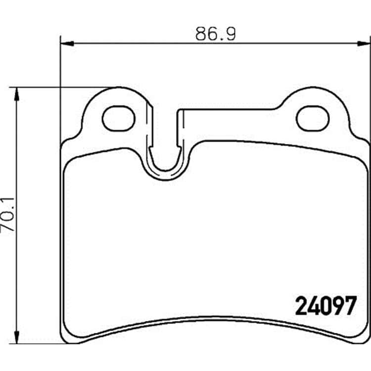 Hella Bremsbel?ge hinten VW Touareg von HELLA