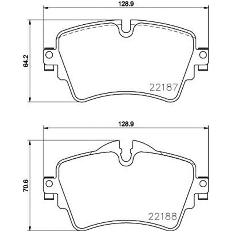 Hella Bremsbel?ge vorne BMW 2er X2 Mini Mini Hella Bremsbel?ge vorne BMW 2er X2 Mini Mini von HELLA