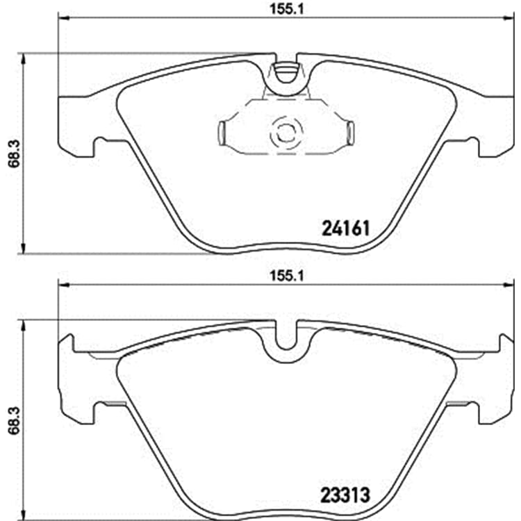 Hella Bremsbel?ge vorne BMW 3er 5er X1 Z4 Hella Bremsbel?ge vorne BMW 3er 5er X1 Z4 von HELLA
