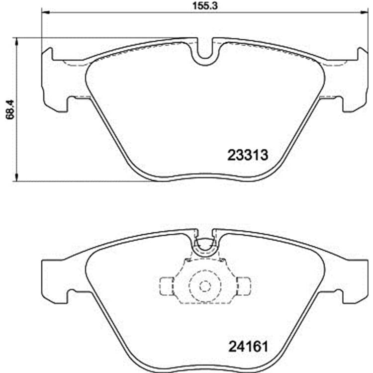 Hella Bremsbel?ge vorne BMW 3er X1 Hella Bremsbel?ge vorne BMW 3er X1 von HELLA