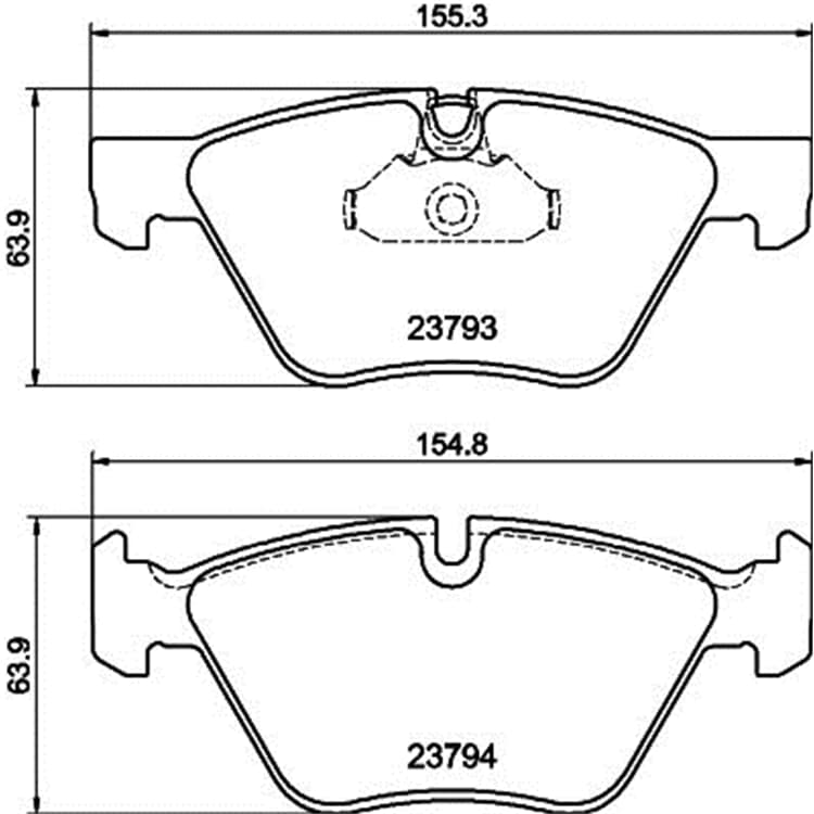 Hella Bremsbel?ge vorne BMW 5er X1 Hella Bremsbel?ge vorne BMW 5er X1 von HELLA