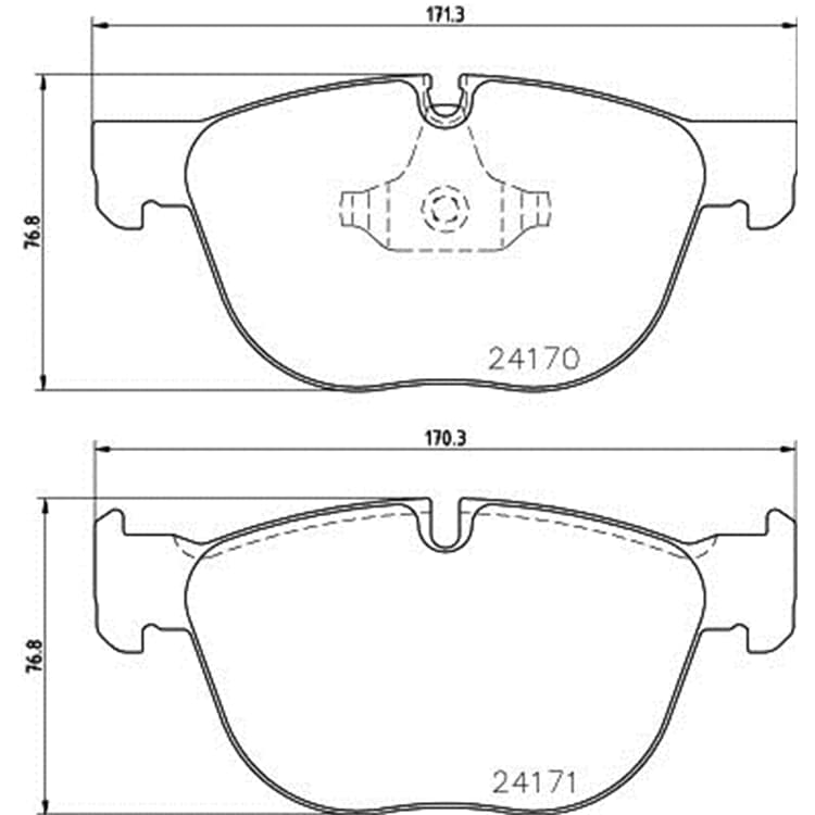 Hella Bremsbel?ge vorne BMW X4 X5 X6 Hella Bremsbel?ge vorne BMW X4 X5 X6 von HELLA