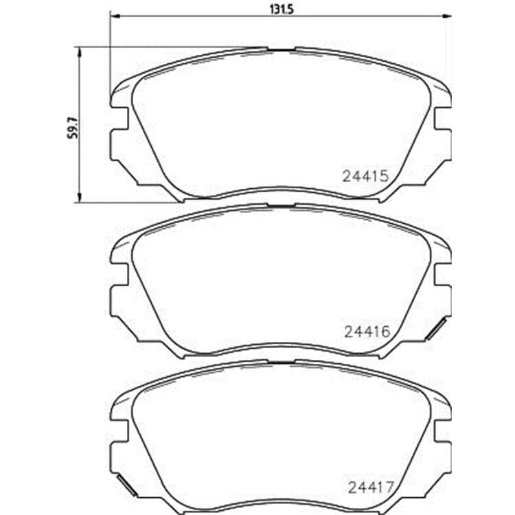 Hella Bremsbel?ge vorne Chevrolet Malibu Opel Insignia Saab 9-5 Hella Bremsbel?ge vorne Chevrolet Malibu Opel Insignia Saab 9-5 von HELLA