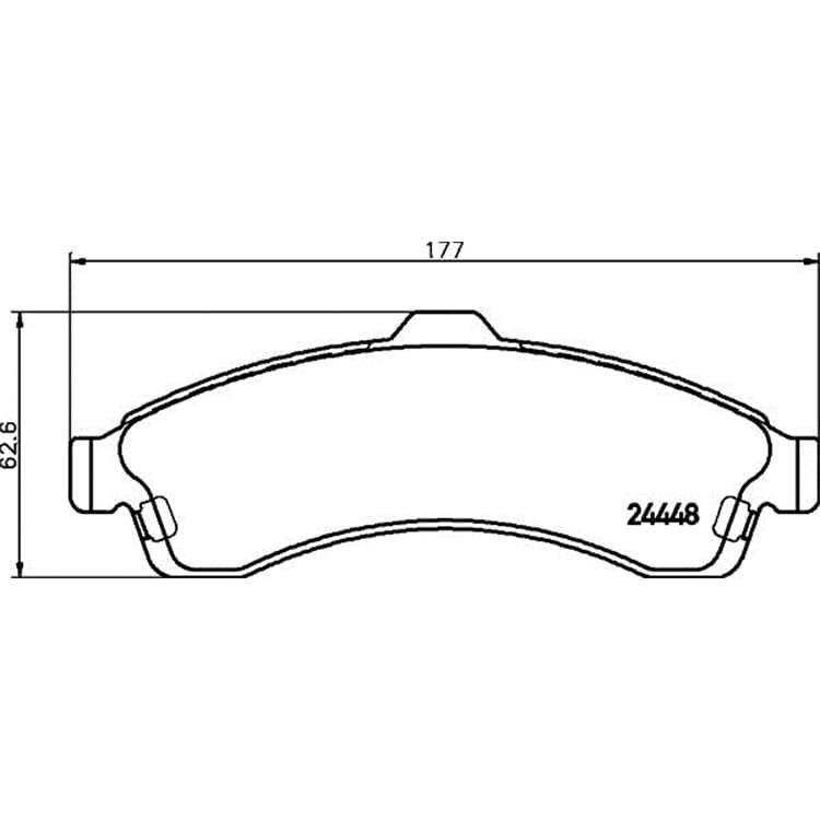 Hella Bremsbel?ge vorne Chevrolet Trailblazer Isuzu Ascender Saab 9-7x Hella Bremsbel?ge vorne Chevrolet Trailblazer Isuzu Ascender Saab 9-7x von HELLA