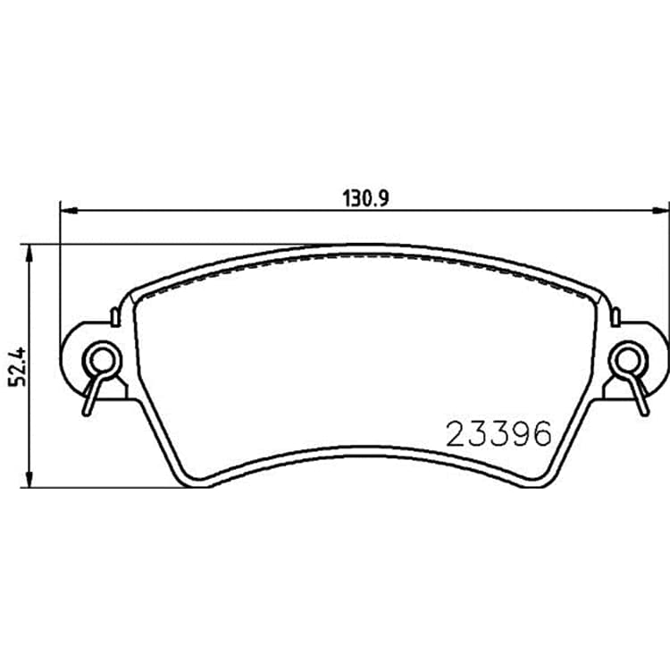 Hella Bremsbel?ge vorne Citroen Xsara Peugeot 206 306 Hella Bremsbel?ge vorne Citroen Xsara Peugeot 206 306 von HELLA