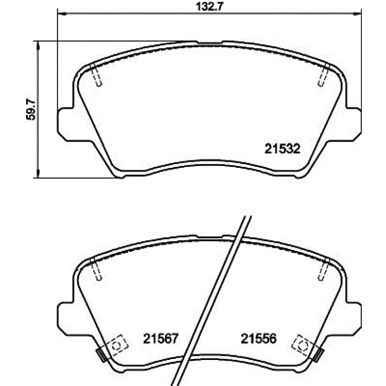 Hella Bremsbel?ge vorne Hyundai I30 Kia Ceed Cerato Pro Hella Bremsbel?ge vorne Hyundai I30 Kia Ceed Cerato Pro von HELLA