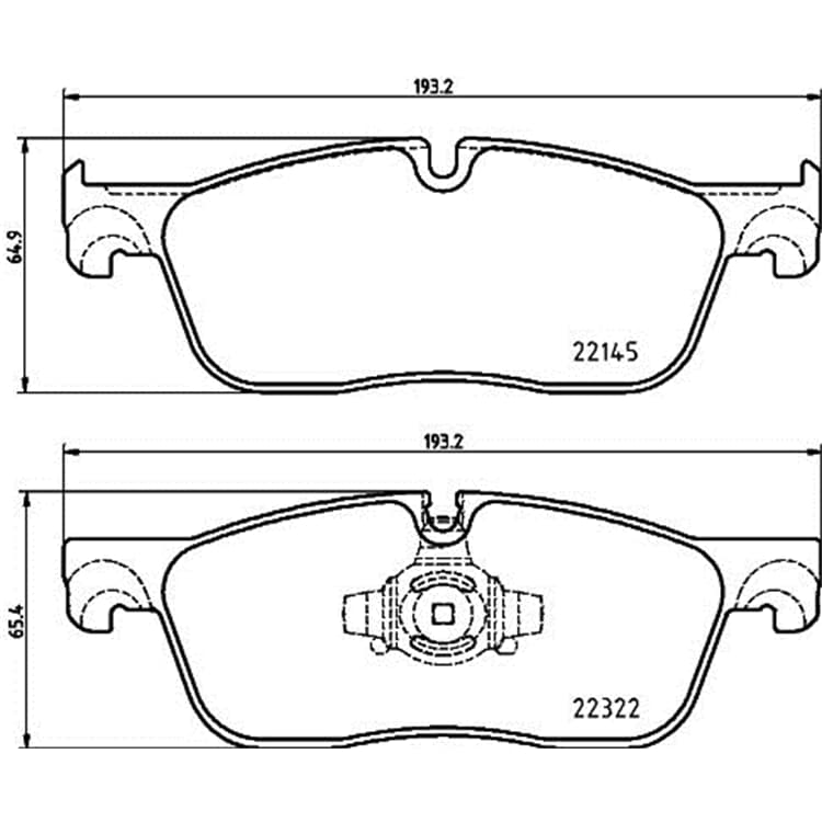 Hella Bremsbel?ge vorne Jaguar F-Pace Xe Xf Land Rover Range von HELLA