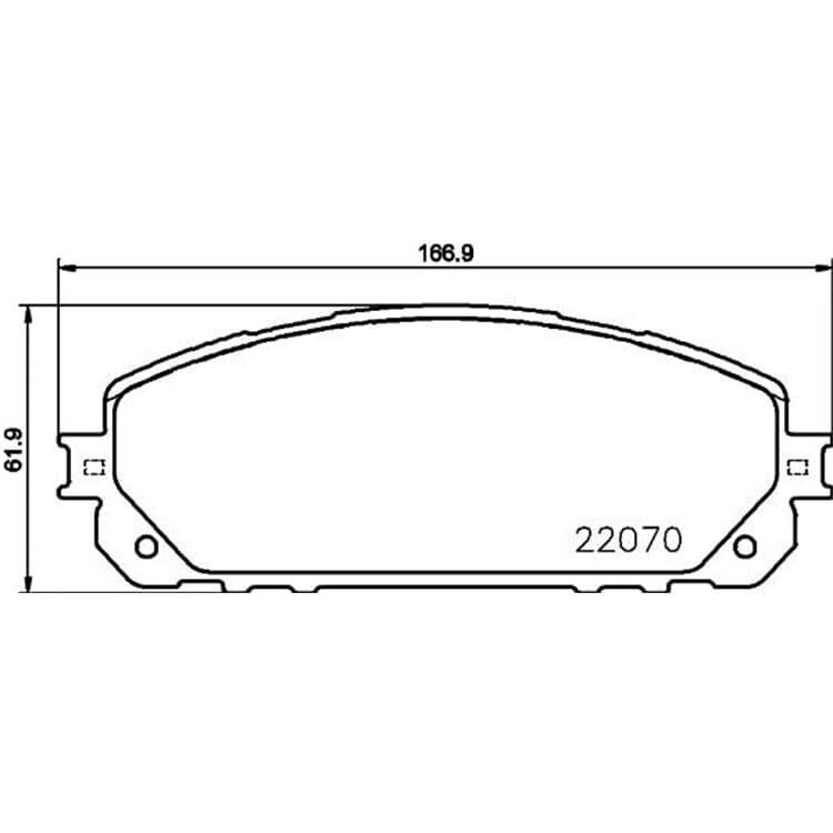 Hella Bremsbel?ge vorne Jeep Cherokee von HELLA