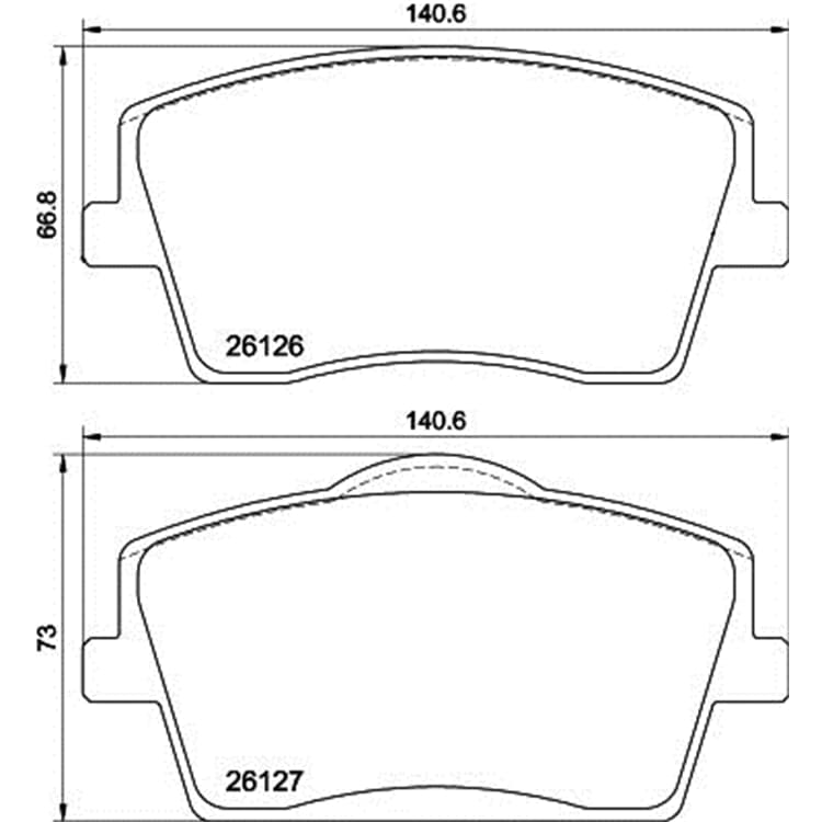 Hella Bremsbel?ge vorne LYNK & CO 01 Volvo Xc40 Hella Bremsbel?ge vorne LYNK & CO 01 Volvo Xc40 von HELLA
