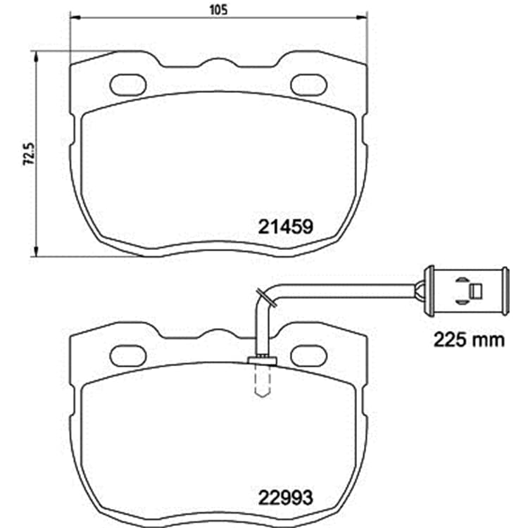 Hella Bremsbel?ge vorne Land Rover Discovery Hella Bremsbel?ge vorne Land Rover Discovery von HELLA