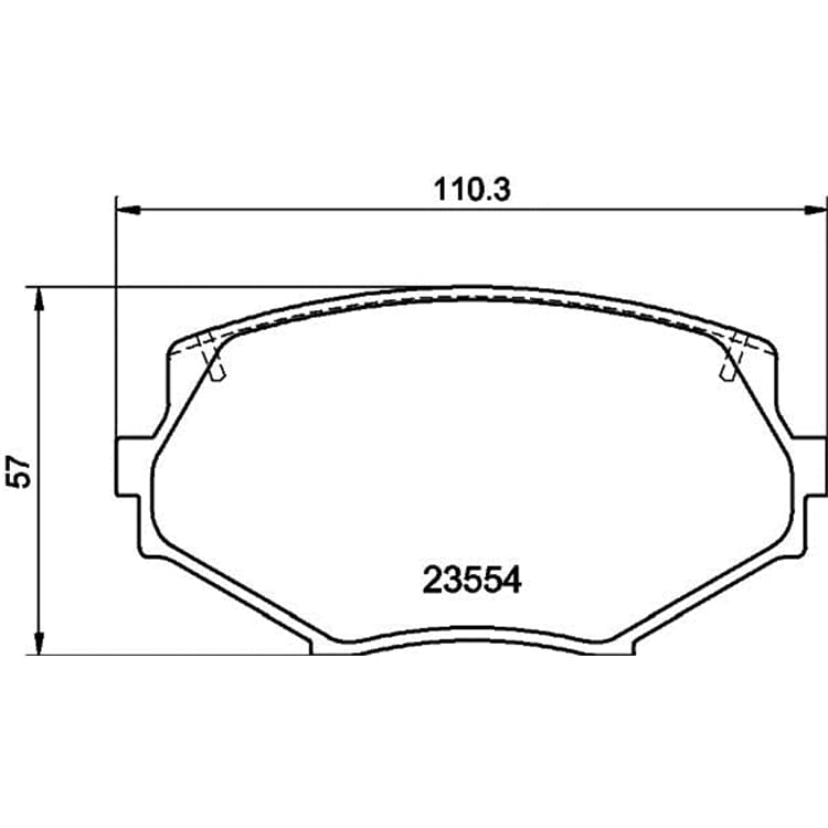 Hella Bremsbel?ge vorne Mazda Mx-5 Hella Bremsbel?ge vorne Mazda Mx-5 von HELLA
