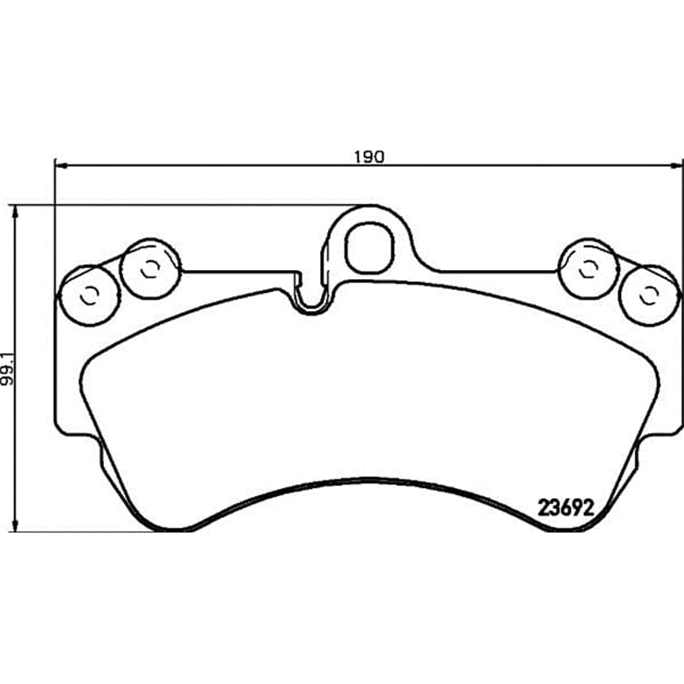 Hella Bremsbel?ge vorne Mercedes G-Klasse Porsche Cayenne VW Touareg Hella Bremsbel?ge vorne Mercedes G-Klasse Porsche Cayenne VW Touareg von HELLA