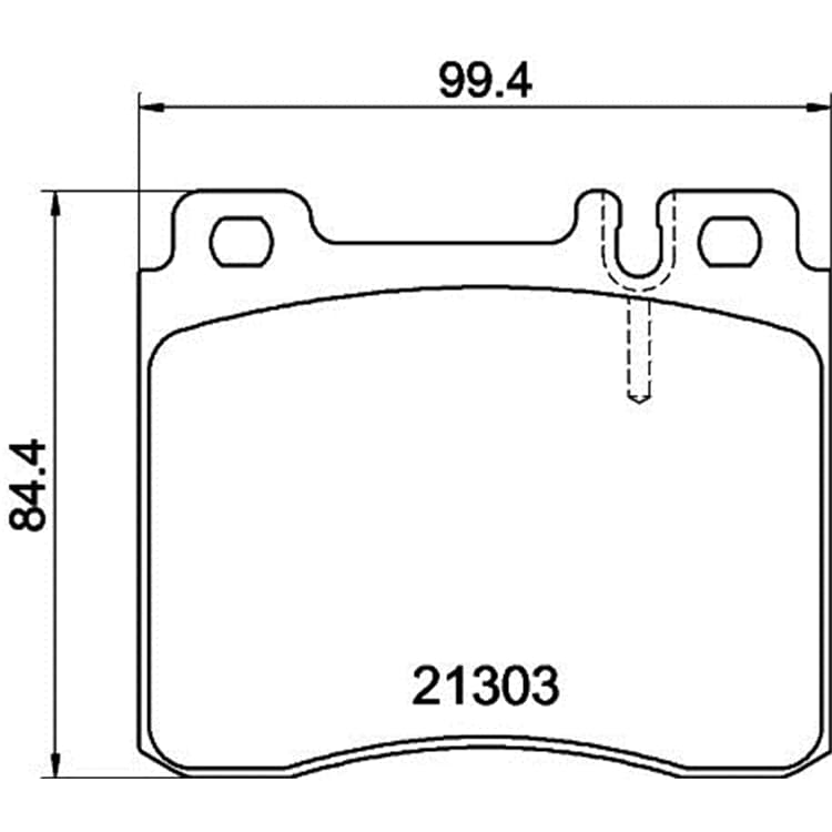 Hella Bremsbel?ge vorne Mercedes S-Klasse Hella Bremsbel?ge vorne Mercedes S-Klasse von HELLA