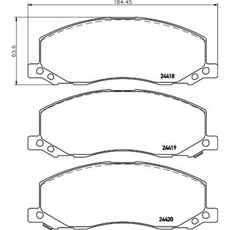Hella Bremsbel?ge vorne Opel Insignia Saab 9-5 Hella Bremsbel?ge vorne Opel Insignia Saab 9-5 von HELLA