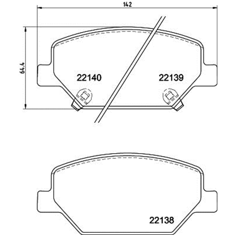 Hella Bremsbel?ge vorne Opel Insignia Hella Bremsbel?ge vorne Opel Insignia von HELLA
