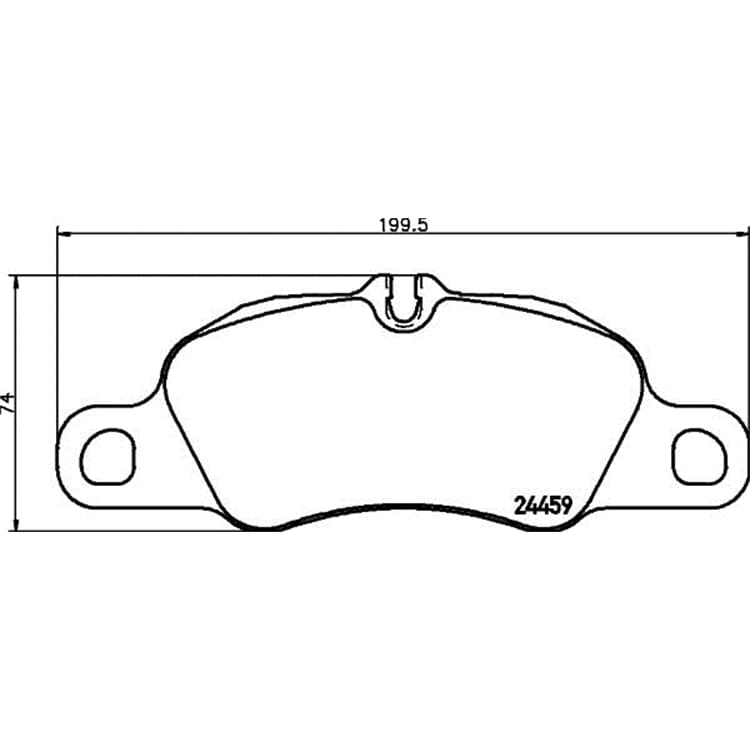 Hella Bremsbel?ge vorne Porsche 718 911 Boxster Cayman Hella Bremsbel?ge vorne Porsche 718 911 Boxster Cayman von HELLA
