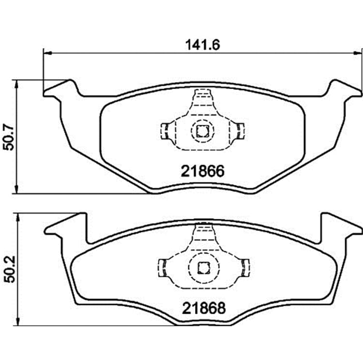 Hella Bremsbel?ge vorne Seat Cordoba Ibiza Toledo VW Golf Polo Vento Hella Bremsbel?ge vorne Seat Cordoba Ibiza Toledo VW Golf Polo Vento von HELLA