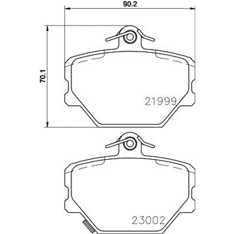 Hella Bremsbel?ge vorne Smart Cabrio City-Coupe Crossblade Fortwo Roadster Hella Bremsbel?ge vorne Smart Cabrio City-Coupe Crossblade Fortwo Roadster von HELLA