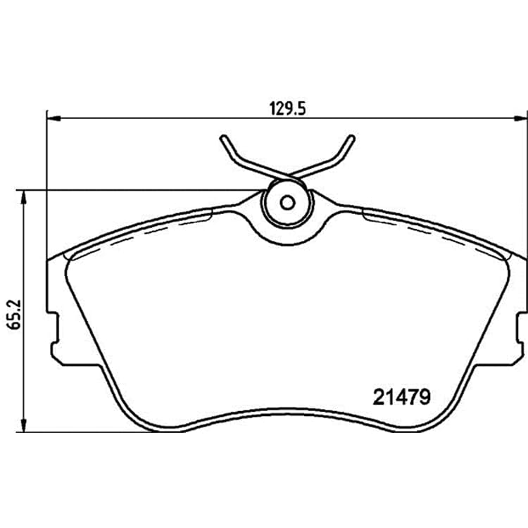 Hella Bremsbel?ge vorne VW California Transporter Hella Bremsbel?ge vorne VW California Transporter von HELLA