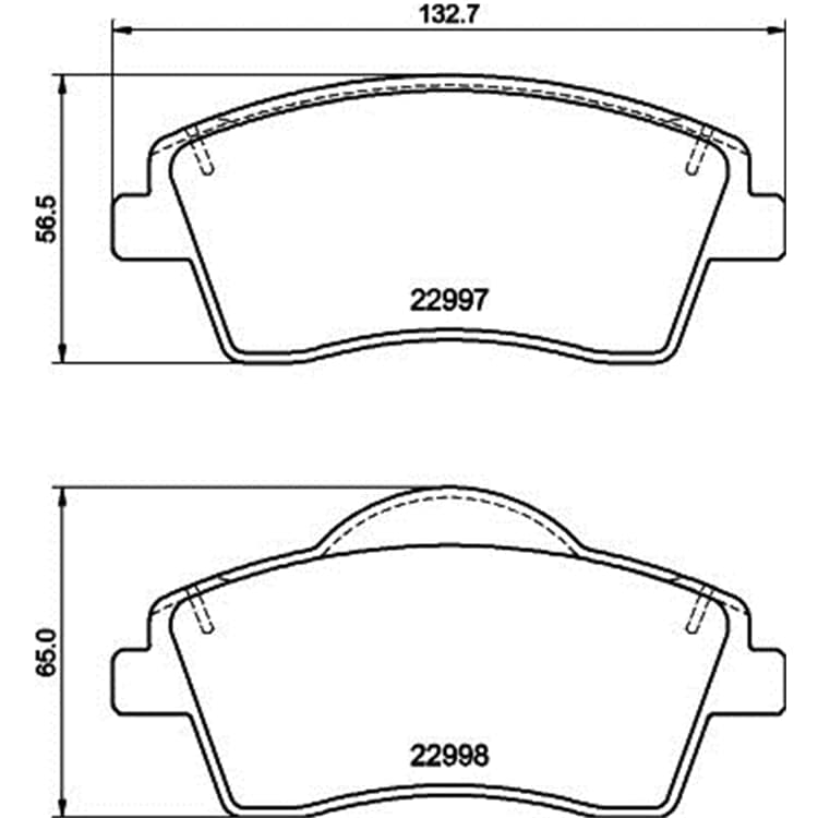 Hella Bremsbel?ge vorne Volvo Xc40 Hella Bremsbel?ge vorne Volvo Xc40 von HELLA